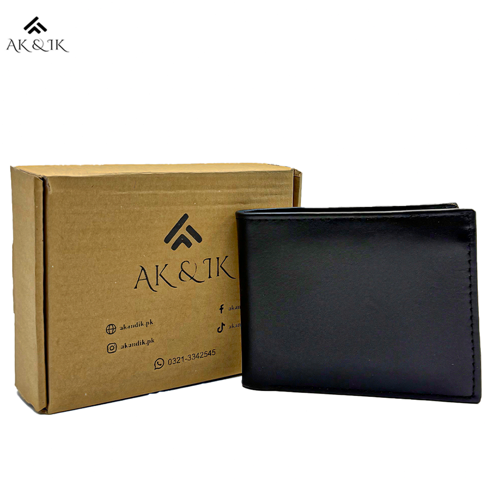 Plain Black Wallet