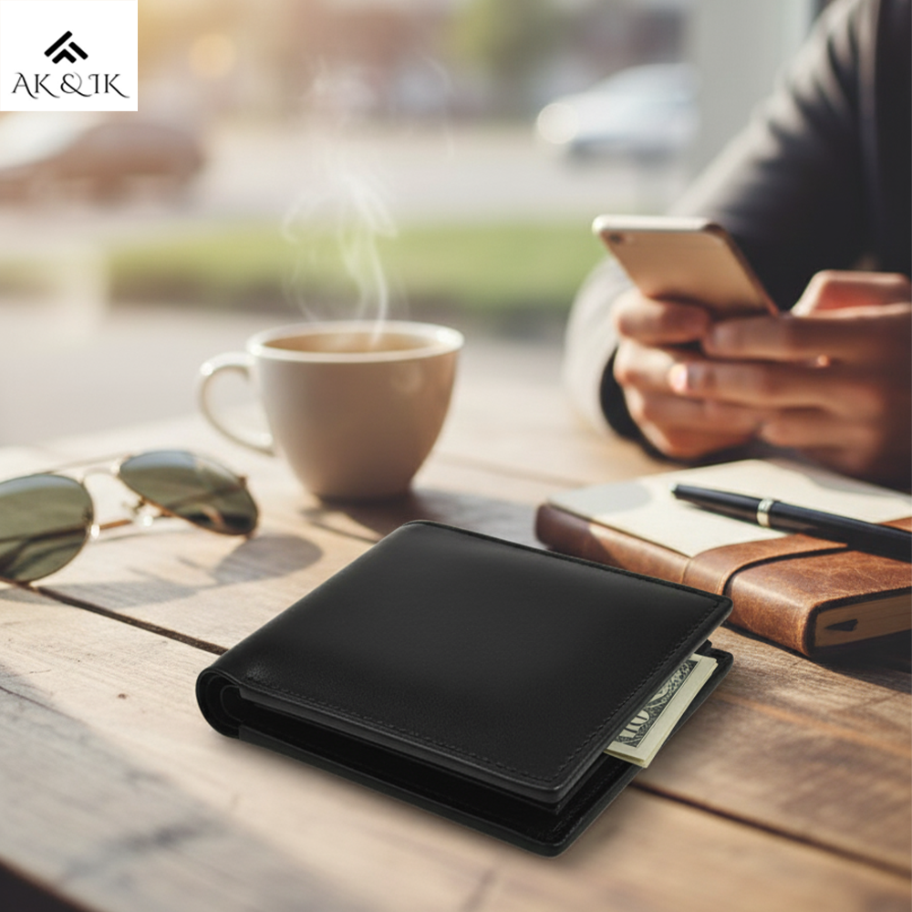 Plain Black Wallet