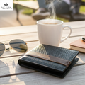 Navy BlueBrown Strip Wallet