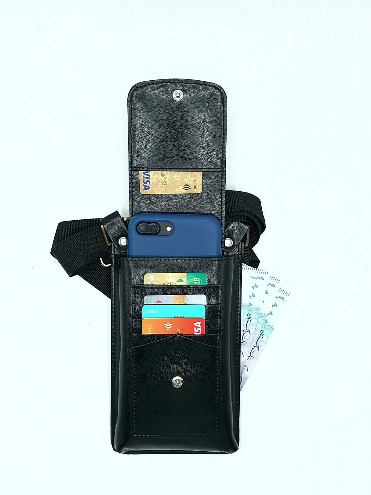 Multi Pocket Cross Body Bag