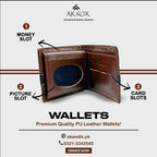 Brown Faux Crocodile Wallet